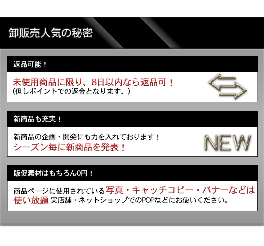 卸販売の人気の秘密